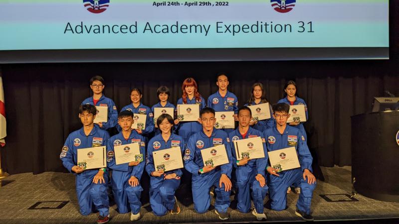 The Group of Discover Thai Astronaut Scholarship Year 3 Youths and Representatives _4
