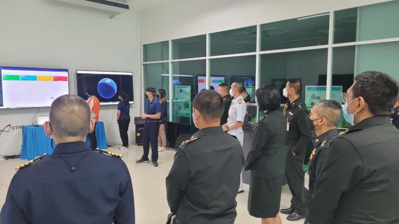 นักวางแผนการฝึกร่วมและผสม กรมยุทธการทหาร กองบัญชาการกองทัพไทย เข้าเยี่ยมชม Astro Lab_4