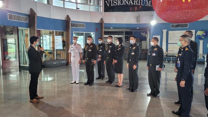 นักวางแผนการฝึกร่วมและผสม กรมยุทธการทหาร กองบัญชาการกองทัพไทย เข้าเยี่ยมชม Astro Lab_5