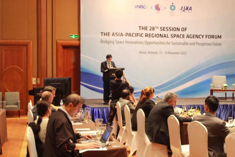 ประชุมองค์กรอวกาศนานาชาติ Asia-Pacific Regional Space Agency Forum หรือ APRSAF ระหว่างวันที่ 14-18 พ.ย. 65 ณ โรงแรม Sheraton ประเทศเวียดนาม _7