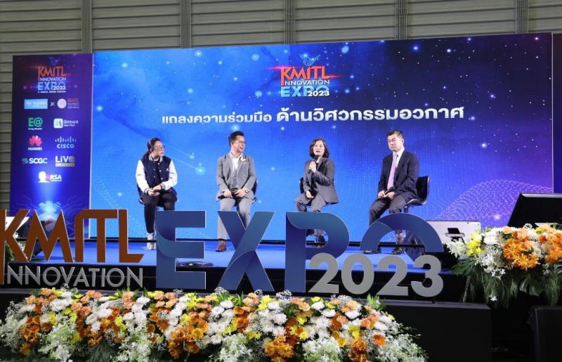 GISTDA เข้าร่วมงาน KMITL Innovation Expo & Open House 2023 "มุ่งสู่โลกที่ยังยืนไปด้วยกัน"_4