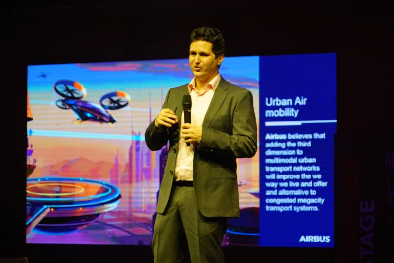 GISTDA, AIRBUS and NIA host the “Sky Economy” seminar to discuss the future of Thailand Aerospace Industry at “Startup Thailand 2018”_2
