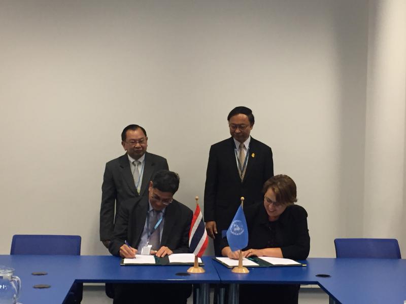 GISTDA กับ UNOOSA ลงนามบันทึกความเข้าใจในการร่วมกันพัฒนางานด้านอวกาศของประเทศไทยและประเทศในภูมิภาคเอเชีย_1