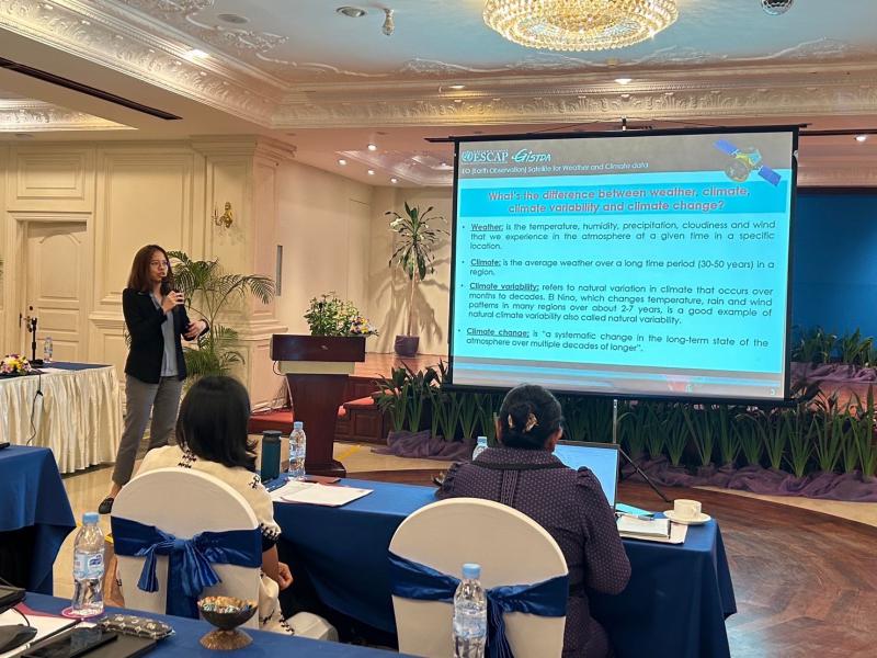 GISTDA ร่วมกับ UN-ESCAP และพันธมิตรจากจีน จัดการฝึกอบรมเชิงปฏิบัติการต่อเนื่องด้านการประยุกต์ใช้เทคโนโลยีอวกาศเพื่อการเกษตรสมัยใหม่ให้ Cambodia_5
