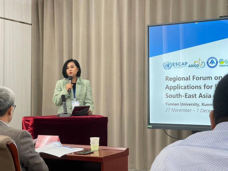 UN-ESCAP GISTDA ร่วมกับ AIR พันธมิตรจากจีน จัดการฝึกอบรมเชิงปฏิบัติการ "Regional Forum on Geospatial Information Applications for Agriculture Monitoring in South East Asia"_8