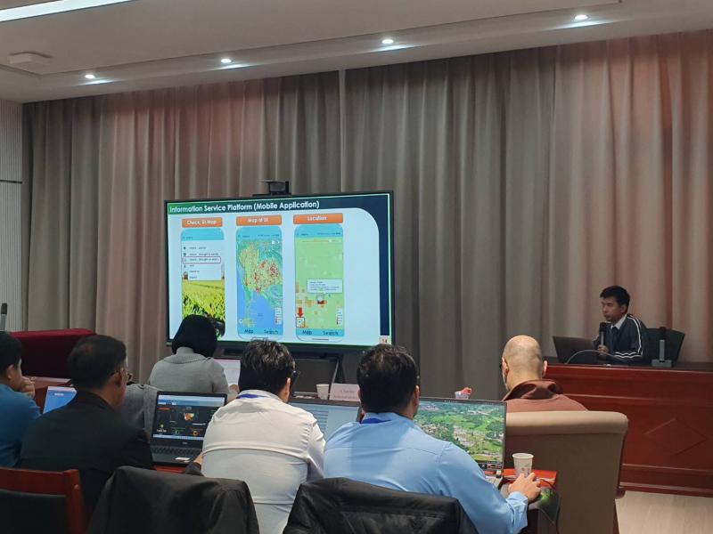UN-ESCAP GISTDA ร่วมกับ AIR พันธมิตรจากจีน จัดการฝึกอบรมเชิงปฏิบัติการ "Regional Forum on Geospatial Information Applications for Agriculture Monitoring in South East Asia"_14